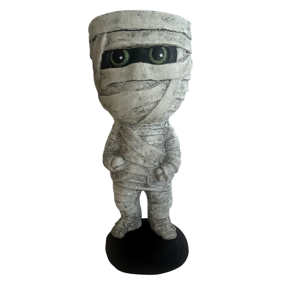 Mummy Halloween Figurine Home Accent - Gray